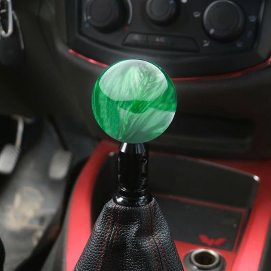 Marble Round Gear Shift Knob, Universal Fit