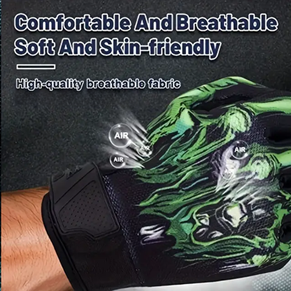 Rigwarl Skeleton Rose Racing Gloves