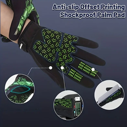 Rigwarl Skeleton Rose Racing Gloves