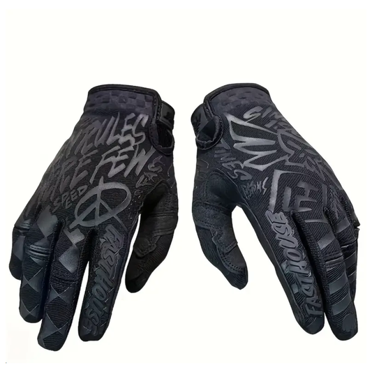 FastHouse Black on Black Racing Gloves