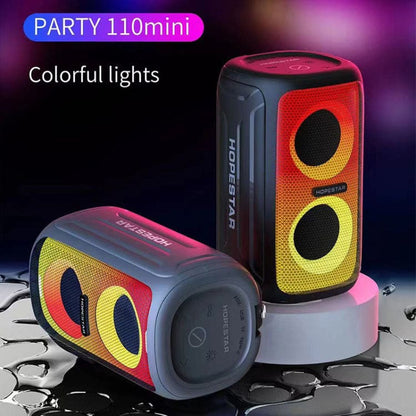 Hopestar Party 110 Mini 16W Bluetooth Speaker, Big 6000mAh Battery, TWS, Flowing LED Lights