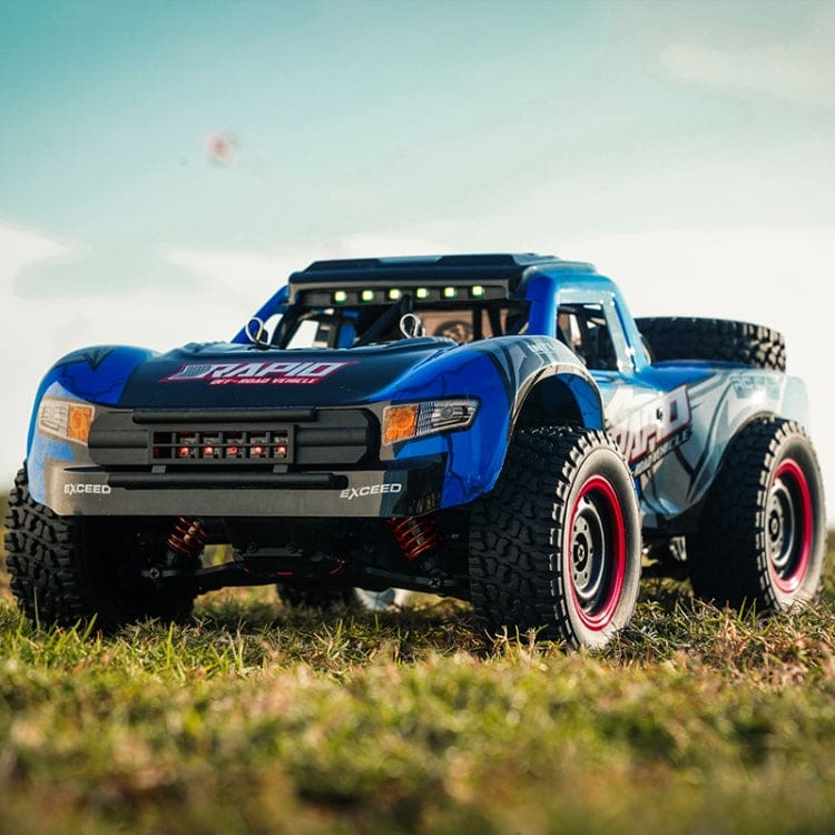 JJRC Fast RC Truck, Up to 48km/h, RC390 Carbon Brush Motor, Metal parts, LED Lights, Model Q130A