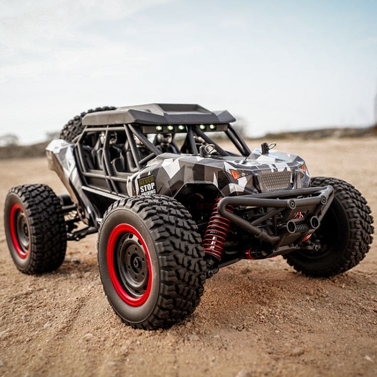 JJRC 4WD RC Buggy, Up to 38km/h, RC390 Carbon Brush Motor, Metal parts, LED Lights, Model Q141A