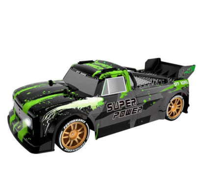 JJRC RC Q123 Drift Sports Truck, Up to 17km/h, Front and Rear LEDs, 370 Motor, Simulated Exhaust Smoke