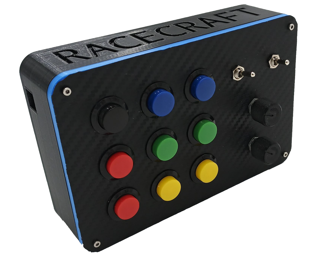 Racecrafts NZ Sim Racing 150x100mm 11 Button Box, Racing, Flight sim, Controller